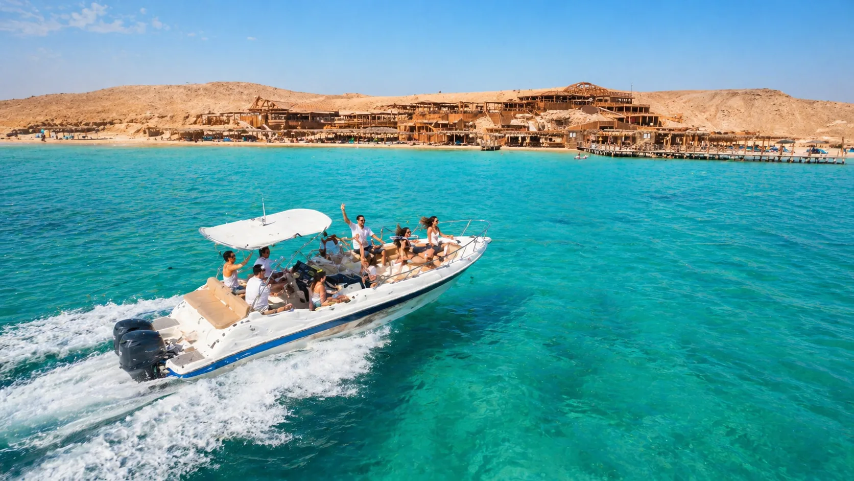 Orange Bay by Speedboat, Hurghada 3