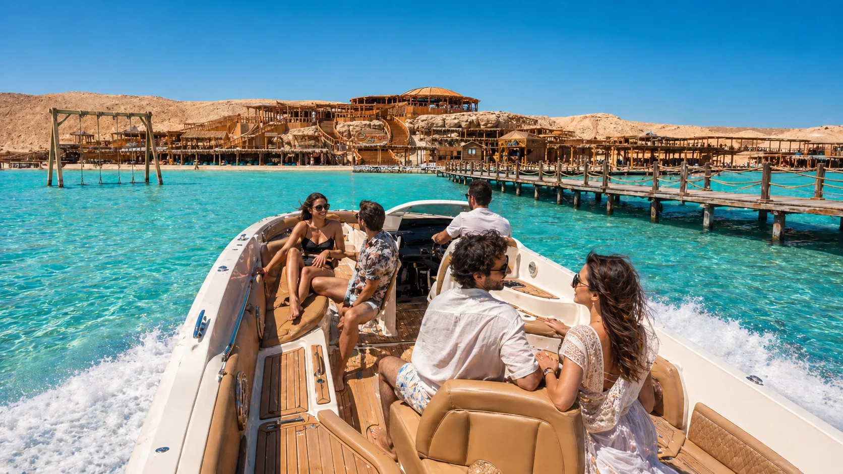 Orange Bay by Speedboat, Hurghada 4