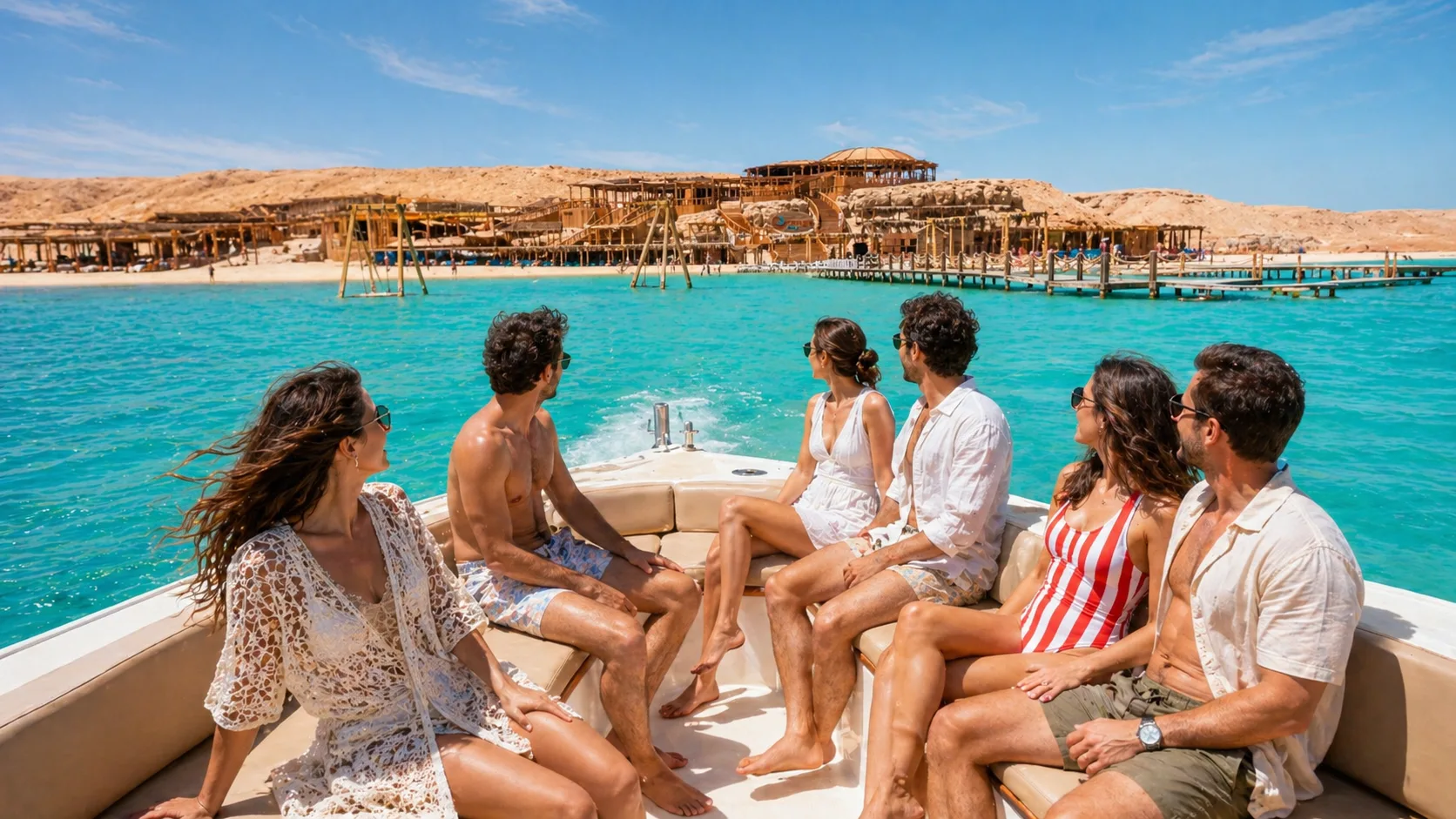 Orange Bay by Speedboat, Hurghada 7