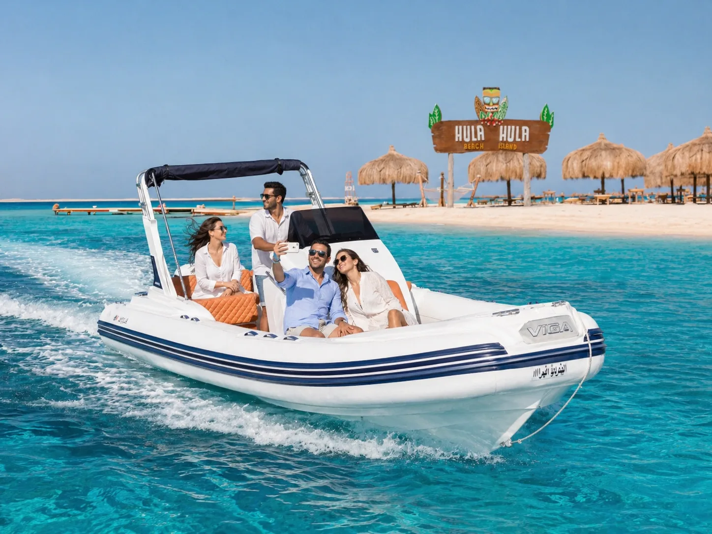 Private Speedboat to Hula Hula 8