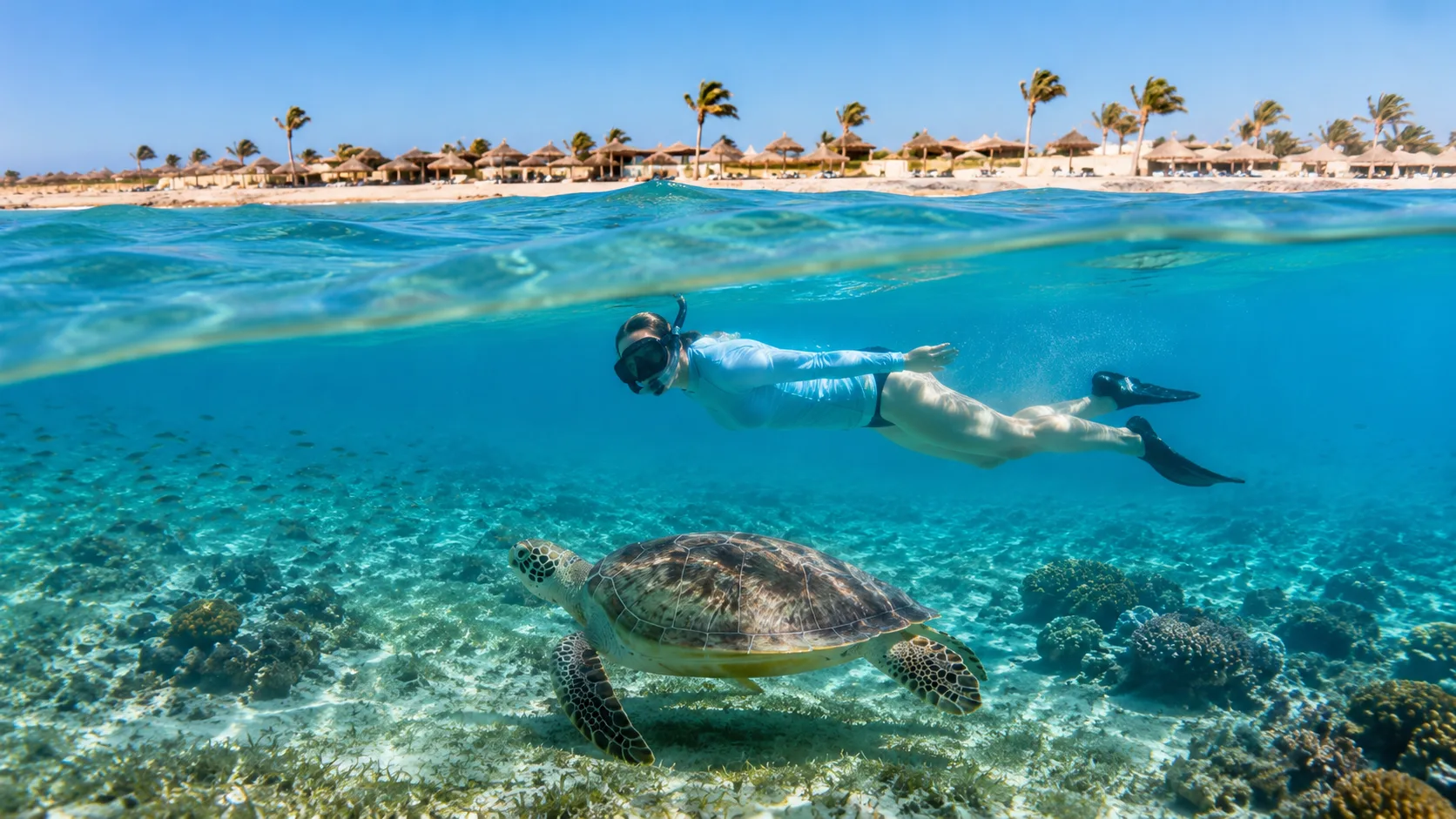 Abu Dabbab, Snorkel with Dugongs