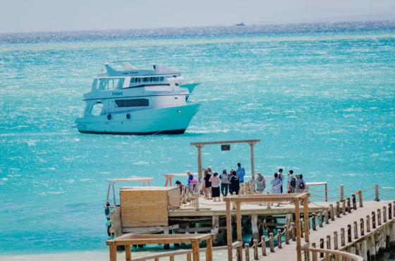 Private Boat Orange Bay Hurghada with Snorkeling, Lunch, and Transfers