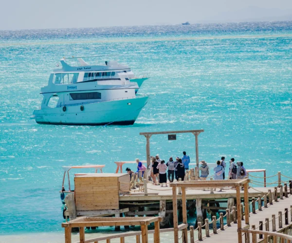 Private Boat Orange Bay Hurghada with Snorkeling, Lunch, and Transfers